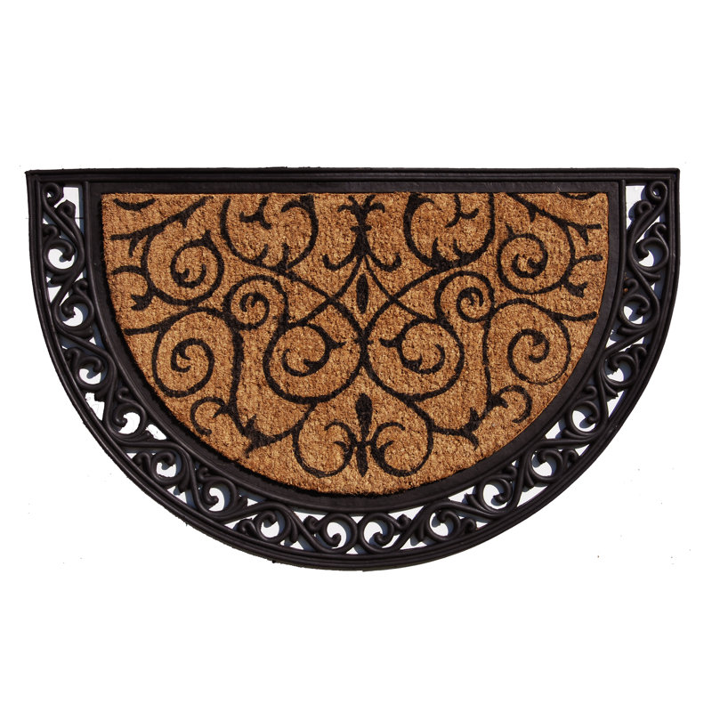 Home & More Ornate Scroll 36 in. x 24 in. NonSlip Outdoor Door Mat